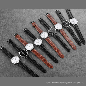 Relógios de pulso de quartzo de negócios relógios de cinto de relógios